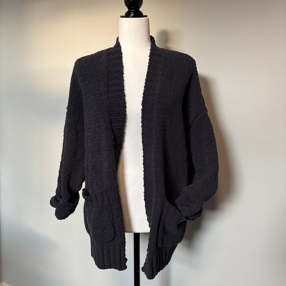 Vintage American Eagle Women's Medium Cardigan Open Knit Soft Cozy Cabincore - Picture 2 of 10